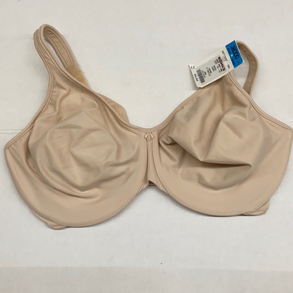 New 38DDD lt beige bra